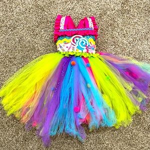 Girls candy land themed dress